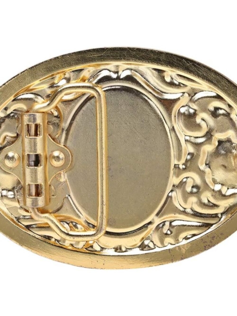 Men's Gold Unique Luminous Stone Native American Scorpion Animal Belt Buckle - Picture 5 of 5